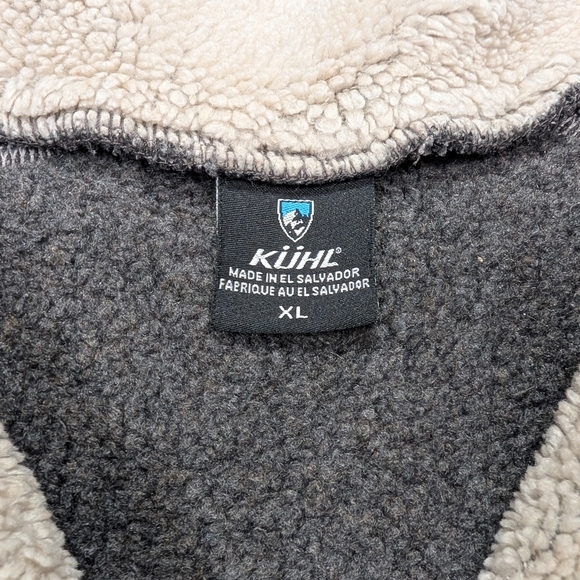 Kuhl Sweater Mens XL Gray Fleece Pullover Europa ¼ Zip Performance Travel - Picture 6 of 9